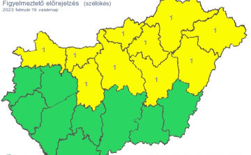 Elsőfokú riasztást adott ki az erős szél veszélye miatt a meteorológiai szolgálat